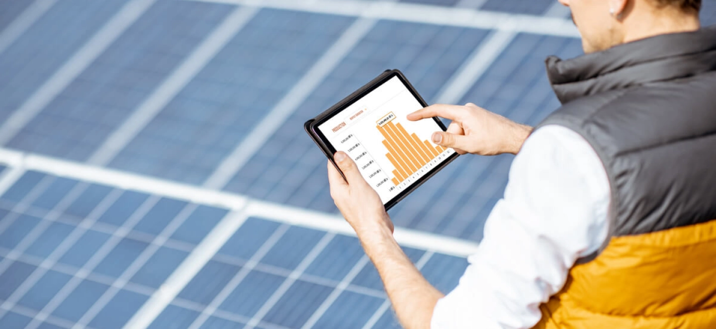 La produzione dell'impianto fotovoltaico