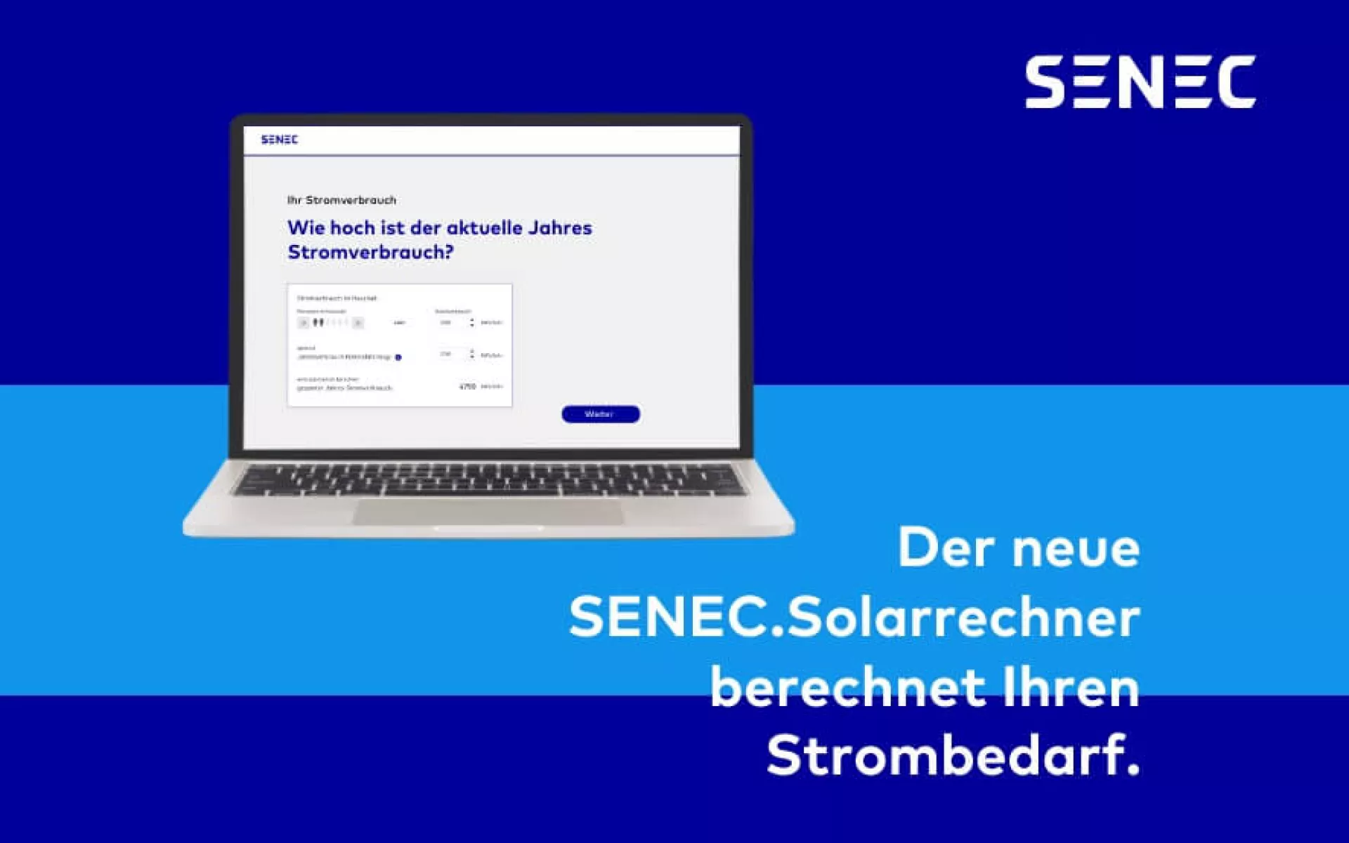 Mit dem Senec-Photovoltaik-Rechner können Kunden online schnell ihre Photovoltaikanlage berechnen.