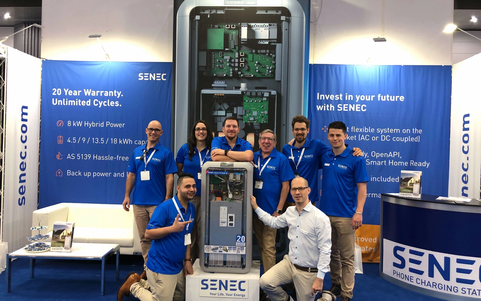 Team SENEC Australia at All-Energy Australia
