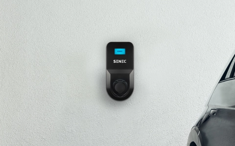 Senec EV charger on wall
