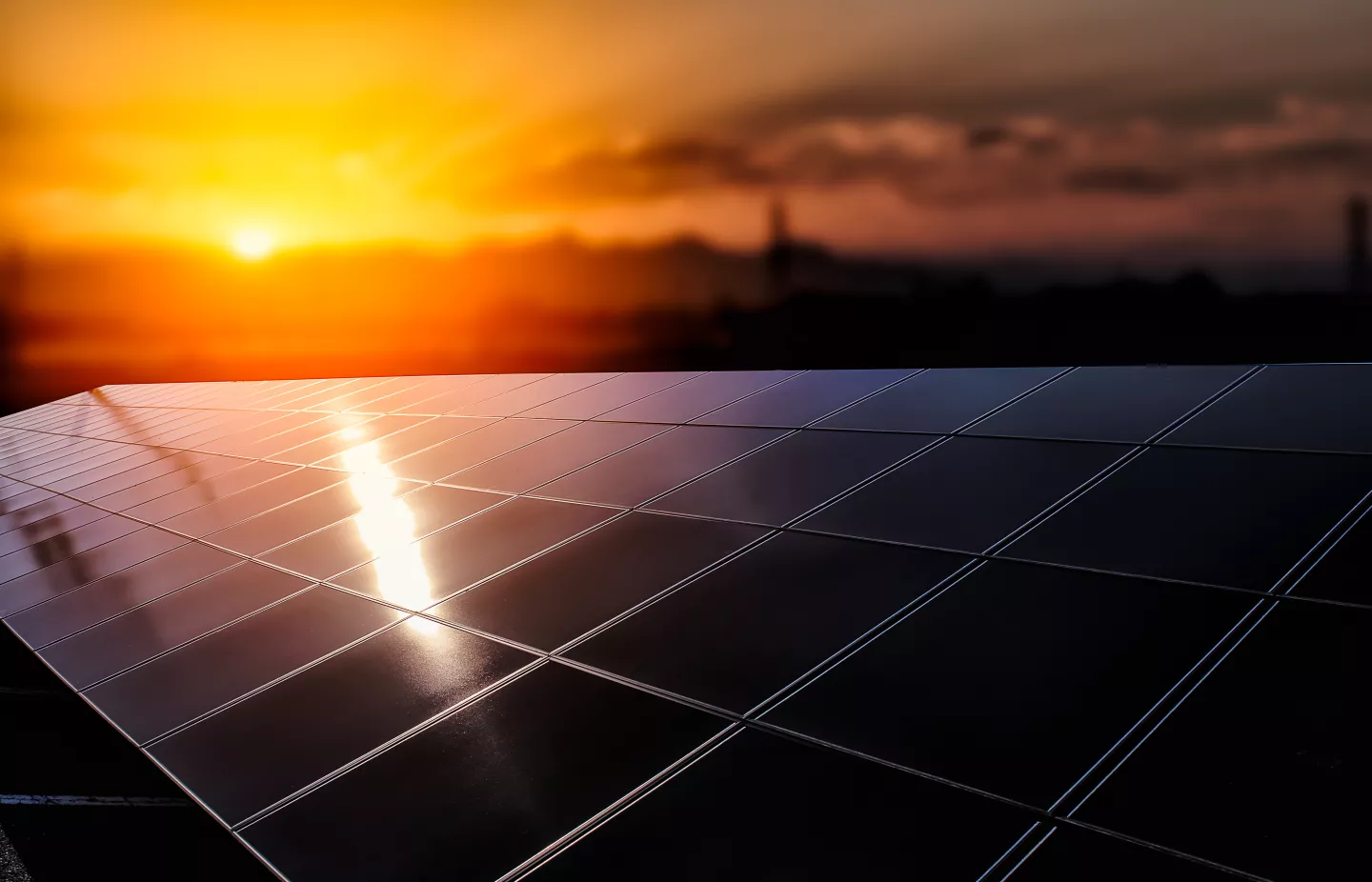 solar sonnenuntergang