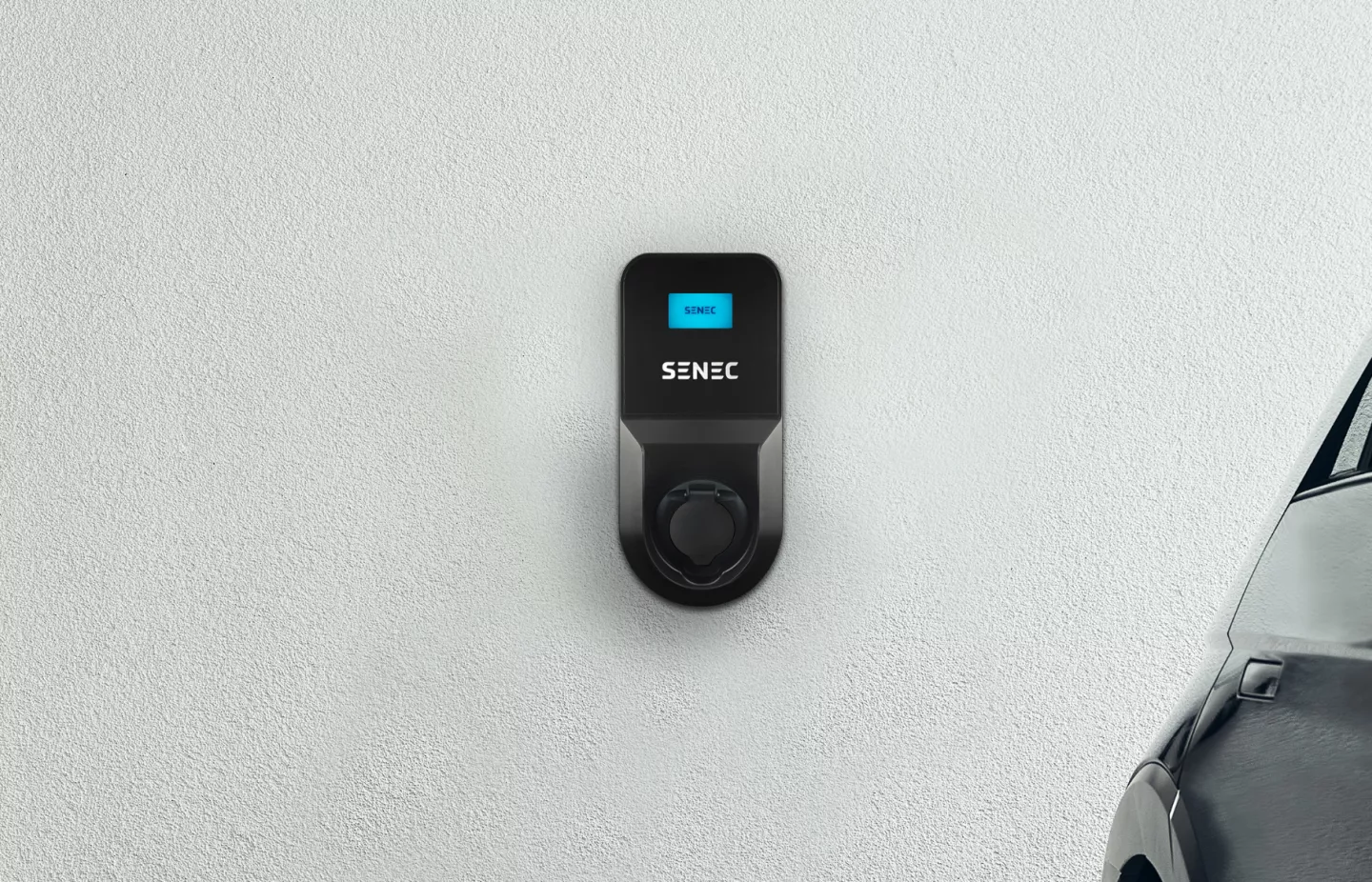 Senec EV charger on wall