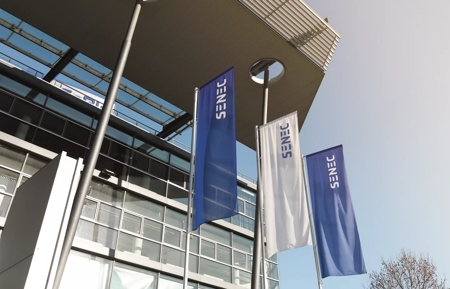 SENEC Fahnen bei der EnBW