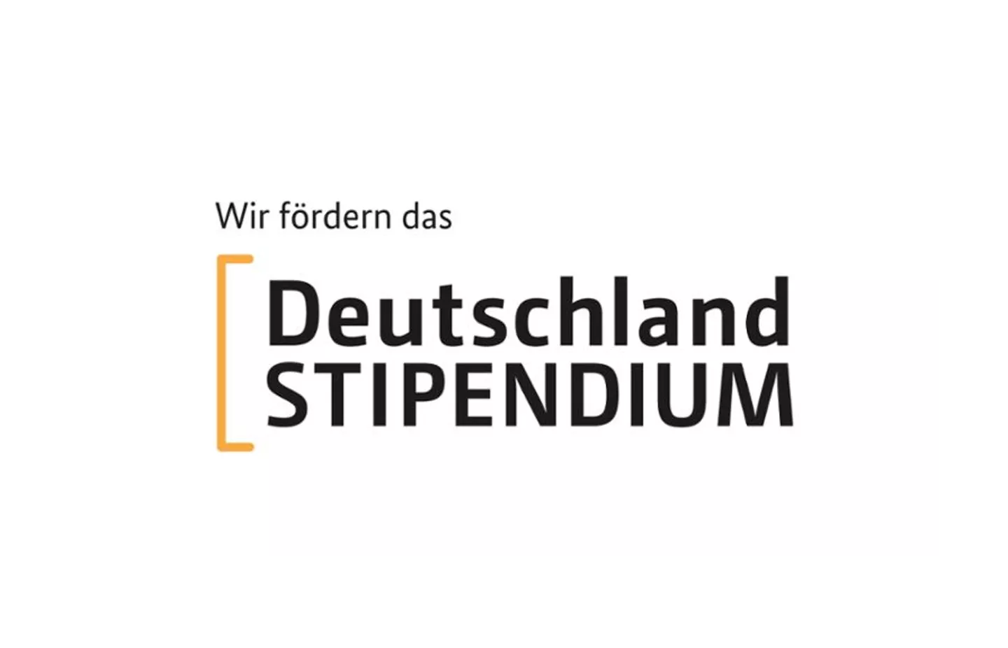 Logo "Wir fördern das Deutschlandstipendium"