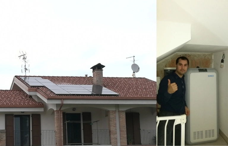 Sistema d'accumulo fotovoltaico Gaiba