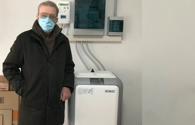 Impianto fotovoltaico con accumulo
