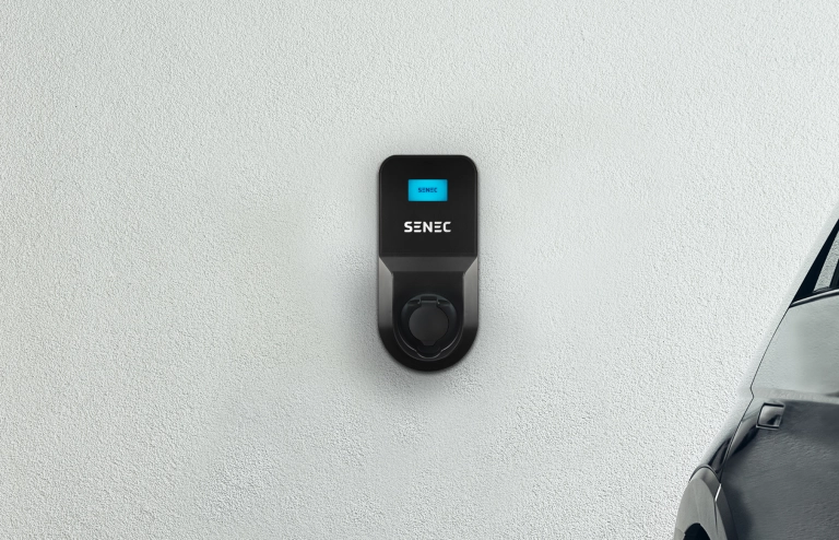 Senec EV charger on wall