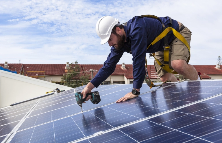 Installazione di un sistema fotovoltaico