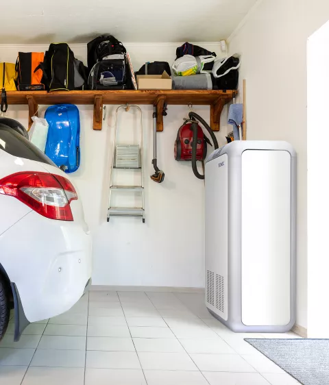 SENEC in Carport