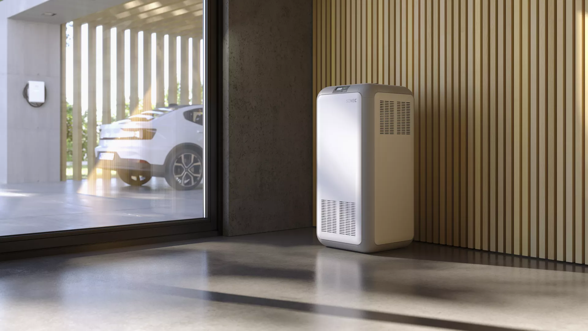 SENEC.Home V3 in a modern building