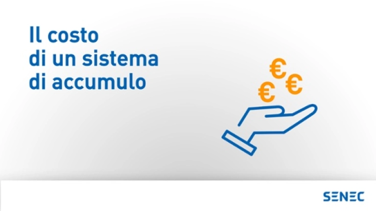 Il costo di un sistema di accumulo