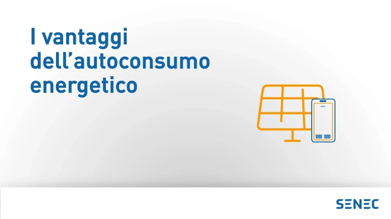 I vantaggi dell´ autoconsumo energetico
