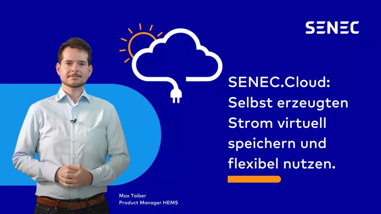 Vorschaugrafik zum Produktvideo der SENEC.Cloud