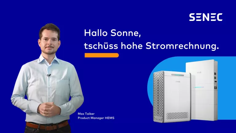 Vorschaugrafik zum Produktvideo der SENEC.Home Stromspeicher