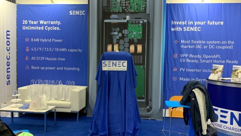 SENEC booth at All-Energy Australia Exhibition