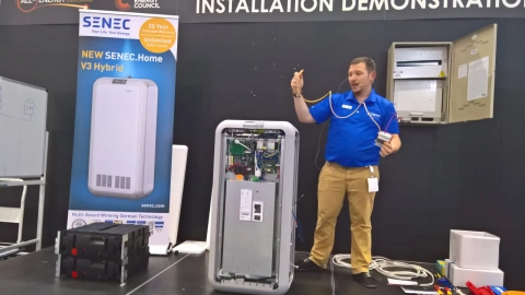 Demonstration of the installation of SENEC.Home V3 Hybrid part 3