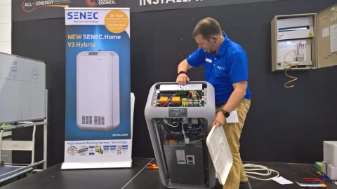 Demonstration of the installation of SENEC.Home V3 Hybrid part 1