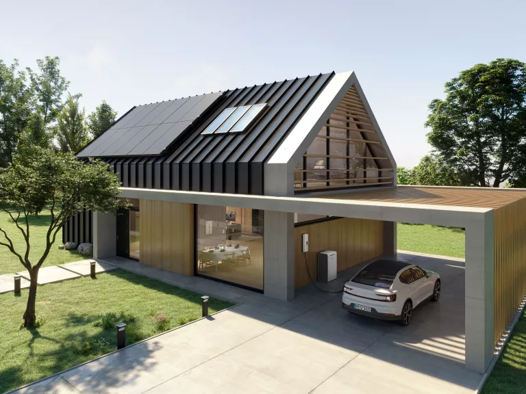 mordernes Haus mit SENEC.360 Produkten