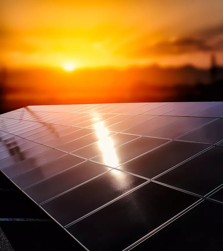 solar sonnenuntergang