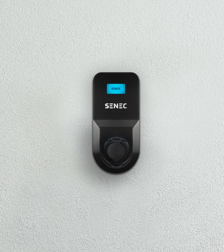 Senec EV charger on wall