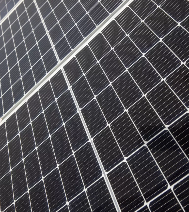 Schwarze Solarpanel Textur