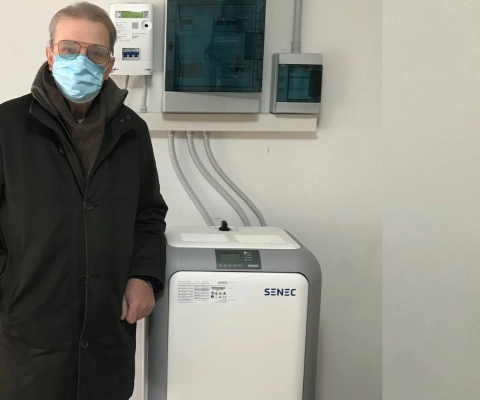 Impianto fotovoltaico con accumulo