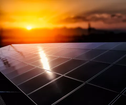solar sonnenuntergang