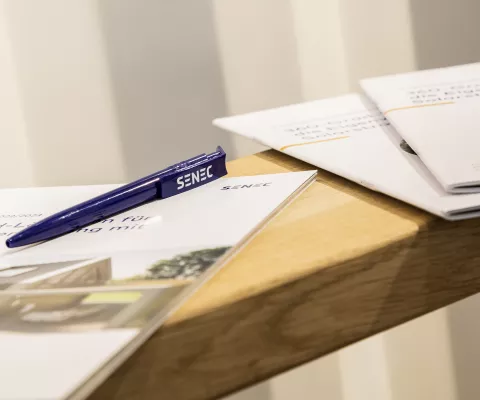 SENEC Kugelschreiber mit SENEC Produktkatalogen