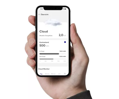 SENEC.Cloud pro Übersicht in der SENEC.App