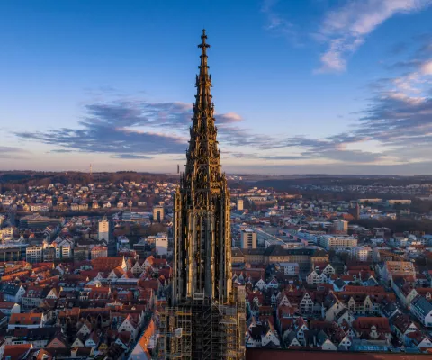 Die Altstadt von Ulm.